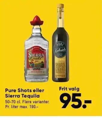 Pure shots el. sierra tequila