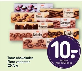 REMA 1000 Toms chokolader tilbud