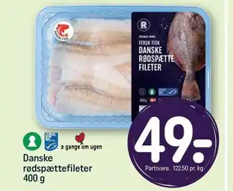 REMA 1000 Danske rødspættefileter tilbud