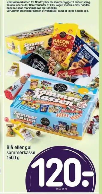REMA 1000 Blå eller gul sommerkasse tilbud