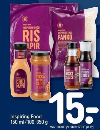 REMA 1000 Inspiring food tilbud