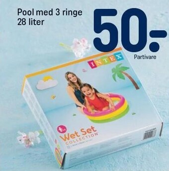 Pool med 3 ringe
