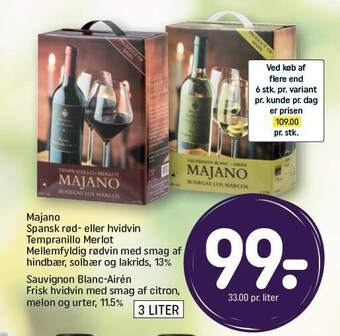 REMA 1000 Majano tilbud
