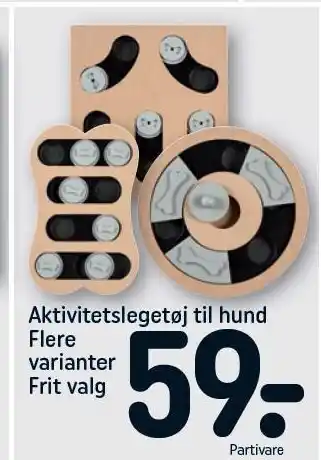 REMA 1000 Aktivitetslegetøj til hund tilbud