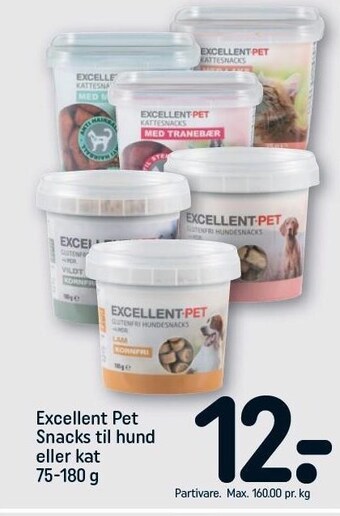 Excellent pet snacks til hund eller kat
