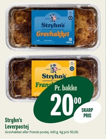 Min Købmand Stryhn's leverpostej tilbud