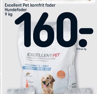 REMA 1000 Excellent pet kornfrit foder hundefoder tilbud