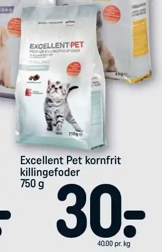 REMA 1000 Excellent pet kornfrit kyllingefoder tilbud