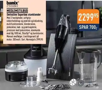 Imerco Bamix swissline superbox stavblender tilbud