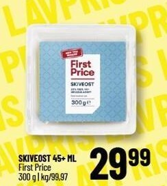 Løvbjerg Skiveost 45+ ml tilbud