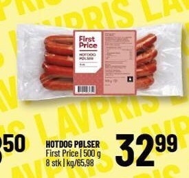 Hotdog pølser
