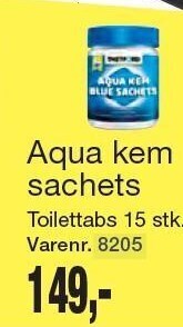 Harald Nyborg Aqua kem sachets tilbud