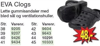 Harald Nyborg Eva clogs tilbud