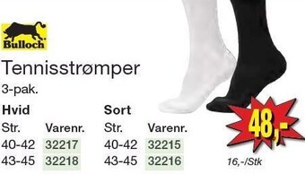Harald Nyborg Bulloch tennisstrømper tilbud