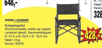 Harald Nyborg Campingstol tilbud