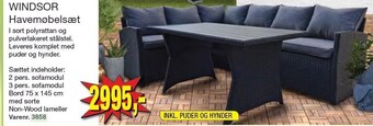 Harald Nyborg Windsor havemøbelsæt tilbud