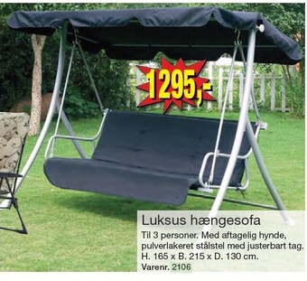 Harald Nyborg Luksus hængesofa tilbud