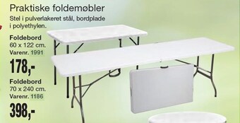 Harald Nyborg Foldebord tilbud