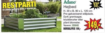 Harald Nyborg Adano højbed tilbud