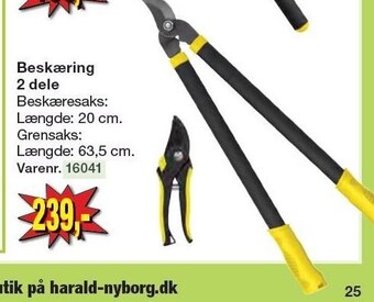 Harald Nyborg Beskæring 2 dele tilbud