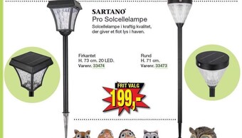 Harald Nyborg Sartano pro solcellelampe tilbud