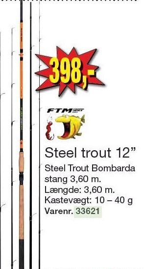 Harald Nyborg Ftm steel trout 12 tilbud