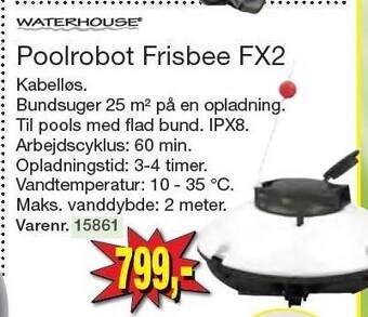 Harald Nyborg Waterhouse poolrobot frisbee fx2 tilbud