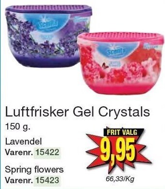 Luftfrisker gel crystals