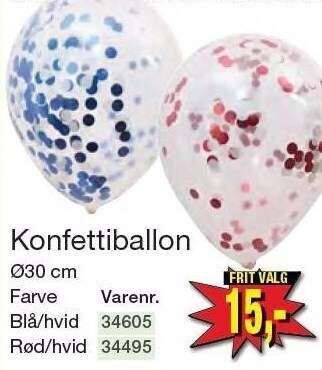 Harald Nyborg Konfettiballon tilbud