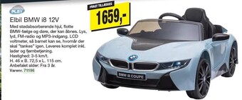 Nordic play elbil bmw i8 12v