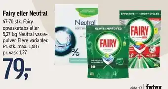Føtex Fairy el. neutral tilbud