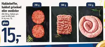 Føtex Hakkebøffer, hakket grisekød el. medister tilbud