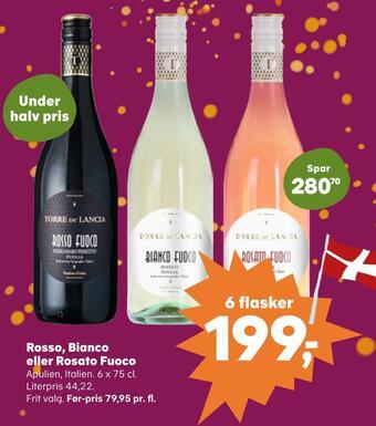 Kvickly Rosso, bianco eller rosato fuoco tilbud