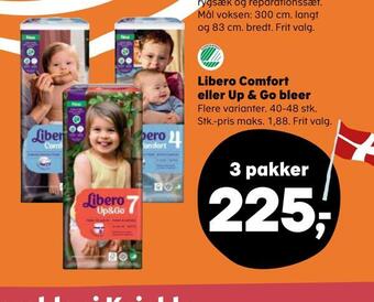 Kvickly Libero comfort eller up & go bleer tilbud