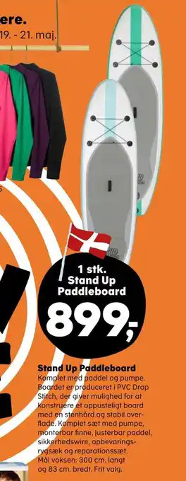 Kvickly Stand up paddleboard tilbud