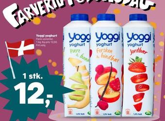 Kvickly Yoggi yoghurt tilbud
