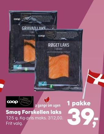 SuperBrugsen Smag forskellen laks tilbud