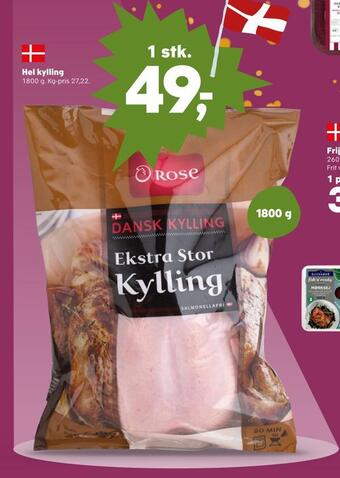 Kvickly Hel kylling tilbud