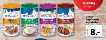 Lidl Græsk inspirerede krydderier tilbud