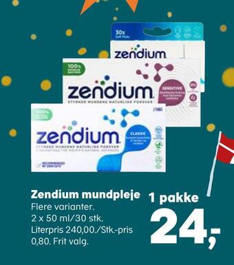 Kvickly Zendium mundpleje tilbud