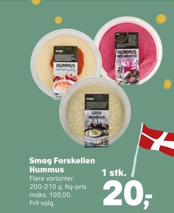 Kvickly Smag forskellen hummus tilbud