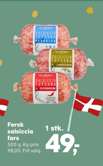 Fersk salsiccia fars