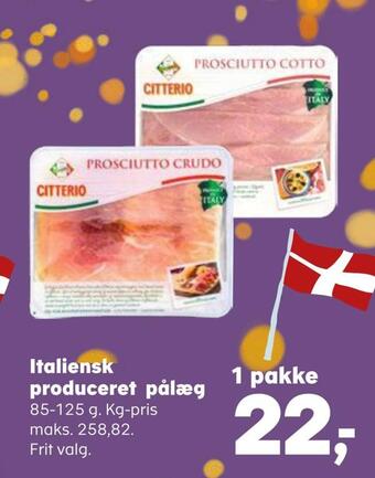 Kvickly Italiensk produceret pålæg tilbud