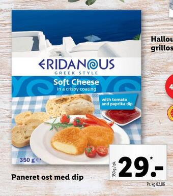 Paneret ost med dip