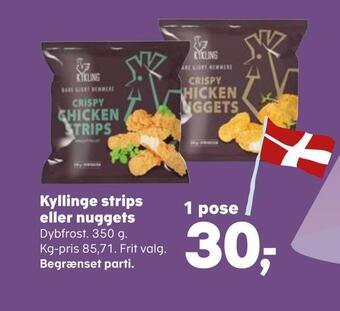 Kyllinge strips eller nuggets