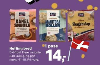 SuperBrugsen Hatting brød tilbud