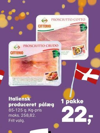 SuperBrugsen Italiensk produceret pålæg tilbud