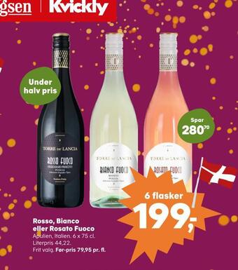 SuperBrugsen Rosso, bianco eller rosato fuoco tilbud