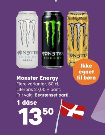 SuperBrugsen Monster energy tilbud