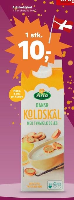 SuperBrugsen Arla koldskål tilbud